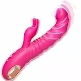 Vibration für Frauen Vibrator mit Stoßfunktion, Dildo Sex Spielzeug für Die Frau Paare Sexspielzeug Vibratorensets für Frauen Klitoris Solo, Sex Toys für Damen Stoss G Punkt Rabbit Vibratoren