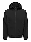 Only & Sons Herren Onsbowie Bomber OTW Softshelljacke, Schwarz, L EU