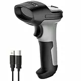 Inateck Bluetooth Barcode Scanner,Wireless,Kabellos,180 Tage Standby-Zeit,35m Funkreichweite,Automatisches Schnelles und Präzises Scannen, BCST-70