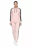Bahob® Damen-Sportbekleidungs-Set, 2-teiliges Trainingsanzug-Set, Kapuzenpullover und Stretch-Leggings, Sportbekleidung, Sportbekleidung, Set S bis XL (Rosa, XL) (WTSR ART 36)