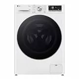LG Electronics W4WR70961, Klasse A/D, Frontlader-Waschtrockner 9-6 kg, 1360 U/min, AI Direct Drive, Wi-Fi, Tiefenreinigung mit Dampf, TurboWash, Aqualock, Wäsche nachlegen 62 x 60 x 85 cm ꟷ Weiß