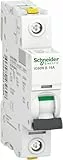 Schneider Electric Leitungsschutzschalter Acti9 iC60N, 1-polig, 16A, B-Charakteristik, 10kA, Artikelnummer A9F03116, 1 Stück