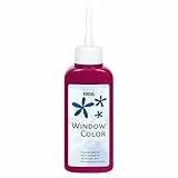 KREUL 42712 - Window Color magenta 80 ml, Fenstermalfarbe auf Wasserbasis, mit strukturierter Oberfläche, für Glas, Spiegel, Fliesen und andere glatte Flächen