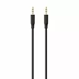 Belkin F3Y117bt2M Klinke Audio Anschlusskabel [1x Klinkenstecker 3.5mm - 1x Klinkenstecker 3.5 mm], Schwarz, 2 m