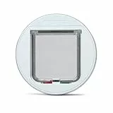 Cat Mate Katzenklappe 4-Wege-Verschluss für Glastüren ø: 24.5 cm weiss