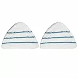 Cleanmaxx Mikrofaser-Ersatz-Mopptücher, 2er-Set, 30 x 20 cm, wiederverwendbar, maschinenwaschbar, Bodenreinigungspads, stark saugfähig, für nasses Wischen, trockenes Wischen, glatte Böden
