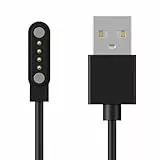 Tobfit ladekabel Ladegerät für Universal Kinder Smartwatch Ladekabel Magnetisch,Universeller Smartwatch Zubehör USB 4 polig Pitch 7,62mm Magnetisch Ladegerät für Smart Watch