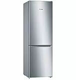 Bosch KGN36NLEA Serie 2 Kühl-Gefrier-Kombination, 186 x 60 cm, 216 L Kühlen & 89 L Gefrieren, NoFrost nie wieder abtauen, MultiBox XXL Lagerung von Obst und Gemüse, LED-Beleuchtung