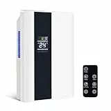 CITYBEE Luftentfeuchter Elektrisch Kompakt Mobil - 2000ml Dehumidifier & Raumentfeuchter Klein - für Keller & Schlafzimmer - Fernbedienung 24 h-Timer UV-Reinigung Schlafmodus