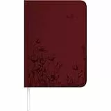 Alpha Edition - Wochen-Minitimer Nature Line Flower 2026 – Taschenkalender A6 ( 11×15 cm) mit Monatsübersicht & Notizbereich, umweltfreundlicher Terminplaner für Beruf, Schule & Alltag