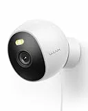 WUUK 4MP/2.5K Überwachungskamera Aussen/Innen, WLAN Kamera Überwachung, Lokale AI-Gesichtserkennung, Farbe Nachtsicht, 24/7 Aufzeichnung, Persönliche Grüße, Magnetischer Basis