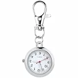 ULTECHNOVO 1 StüCk Schwesternuhr, Elegante Quarz-Taschenuhr Mit Kette, Praktische Und Dekorative Uhr FüR Krankenschwestern, PflegekräFte Und ÄRzte