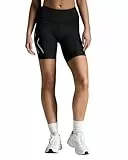 2XU Damen Core Tri 15,2 cm Shorts, Schwarz/Weiß, Klein