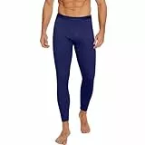 Ekouaer Thermounterwäsche Unterhose Funktions Herren Funktionswäsche Skiunterwäsche Winter Suit Ski Thermo Unterwäsche Thermowäsche Leggings, Navyblue, L