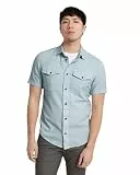 G-Star RAW Herren Marine Slim Hemd, Blau (Faze Blue gd D19751-D454-C589), M