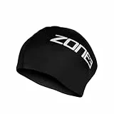ZONE3 Long Hair Swim Cap SA24LHCAP101 - Black