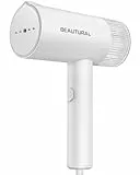 BEAUTURAL Dampfglätter, Faltbar 1000W Handdampfbügler 150ML Tank 1,9M Kabellänge Dampfbüste Kleidung Handheld Garment Steamer Mini Reise Dampfbügeleisen