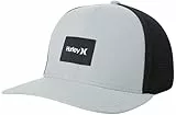 Hurley Herren M Warner Trucker Hat Cap, Kühlgrau / Schwarz, Einheitsgröße EU