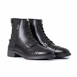HORZE Damen Reitstiefelette Kilkenny, Jodhpur Stiefel mit Reißverschluss, Braun, 40
