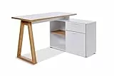 Jahnke Schreibtisch Club C 130 E KERNEICHE/Weiss