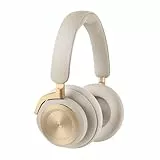 Bang & Olufsen Beoplay HX - Kabelloser Bluetooth Over-Ear Premium-Kopfhörer mit Active Noise Cancellation, 6 Mikrofone, Akkulaufzeit bis zu 40 h, Kopfhörer und Kopfhörer-Tasche - Gold Tone