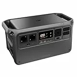 DJI Power 1000 Tragbare Powerstation, 2200W Solar Generator, 1024Wh LiFePO4 Akku, 4-in-1 Schnellladefunktion, 23db Ultra-Leise, Solargenerator für Camping, netzunabhängiges Leben, Wohnmobil, Notfall
