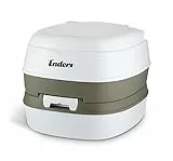 Enders Campingtoilette COMFORT, Mobil-WC Camping-Toilette, ergonomischer Tragegriff, trennen von Spül- und Abwassertank, Sitzhöhe von 32cm #49429