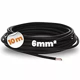 10m 6mm² LAPP Kabel H07V-K Einzelader Litze Leitung Einzelader flexibel (Schwarz)