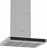 NEFF D65BMP5N0 Dunstabzugshaube N70, 60cm, Abluft oder Umluft, Energieeffizienz A, Edelstahl