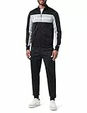 Champion Herren Legacy Icons Tracksuits-Box Logo Special Polywarpknit High-Neck Full-Reißverschluss Sportanzug, Schwarz, S