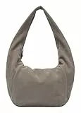 LIEBESKIND BERLIN Farrah Hydro Suede Hobo Bag M Neutral Gray