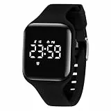 aswan watch Digitaluhr Kinder Mädchen Jungen mit Schrittzähler,Wecker,Stoppuhr, Licht,Datum-Sport Armbanduhr ohne App und Handy mit Silikonarmband