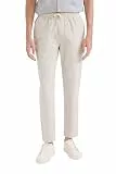 DeFacto Herren Jogginghose Lange Sporthose - Bequeme Freizeithose für vielseitigen Einsatz Stylische mit hohem LT.Grey 34