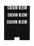 Calvin Klein Trunk 3Pk Trunk, Herren, Schwarz (Black, Black, Black), L