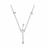 Happyyami Taille Kette Strass Körper Kette Bauchnabel Ringe Nabel Piercing Schmuck KöRperkette Mit Strass Design Umweltfreundlicher Trendiger für Dame Frauen