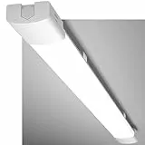 Modlicht LED Feuchtraumleuchte 120CM mit 36W 5000k Kaltlweiß 3960Lumen, Ultraslim Deckenleuchte Feuchtraum Flach Wasserfest IP65 Wannenleuchte Werkstattlampe für Keller Garage, Weiß