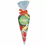 World of Sweets Nervennahrung Süßigkeiten Spitztüte 400g – bunte Fruchtgummi-Schaumzucker-Mischung – Geschenkidee, Mitbringsel & kleine Aufmunterung für stressige Zeiten