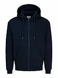 JACK & JONES Male Kapuzenjacke Einfarbig Kapuzenjacke
