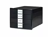 HAN Schubladenbox, Schwarz, 4 Schubladen, 10128-13