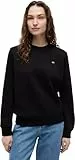 Tommy Jeans Damen Tjw Reg Flag Crew Dw0dw19959 Pullover-Sweatshirt, Black (Black), S EU