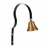 TOPINCN Ladenbesitzer Bell Antike Wand Montiert Metall Tür Glocke Dekoration Garten Ornament Hundetraining