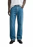 Burocs John Straight Jeans - Vintage Dark Blue - Jeans Herren - 5-Pocket-Style - Mit YKK-Reißverschluss - 100% Baumwolle, Farbe:Vintage Dark Blue, Hosengröße:W38 L32