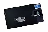orgaexpert 6X EC Kartenhülle Stabil NEU Kreditkartenhüllen, Scheckkartenbox, Schutzhülle (Schwarz)
