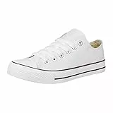Elara Unisex Sneaker Low top Turnschuh Textil Chunkyrayan 3500-3501 White-40