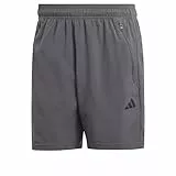 adidas Herren Train Essentials Woven Training Shorts, Grey Five/Black, XXL 7 inch
