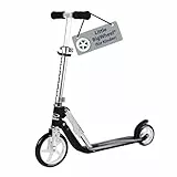 HUDORA Little BigWheel Scooter - Sicherer Aluminium-Roller für Kinder ab 3 Jahren - Höhenverstellbarer & zusammenklappbarer Cityroller für bis zu 100kg - Stabiler Tretroller mit großen Reifen