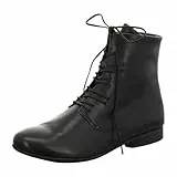 Think! Damen GUAD2 Leder gefütterte nachhaltige Stiefelette, 0000 SCHWARZ, 36.5 EU