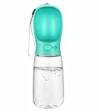 Emwel Hund Wasserflasche 550ml Haustier Katze Travel Trinkflasche Tragbare Reise Trinkflasche Wasserspender für Camping, Spaziergang, Wandern, Training, Unterwegs Outdoor- Blau