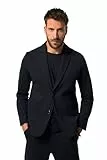 JP 1880 Herren Sweatsakko, New York, FLEXNAMIC Sakko, Navy Blau, 4XL