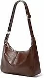CHAMAIR Mini Umhängetasche Damen PU Leder Tasche Handtasche Schultertasche Shoulder Crossbody Bag Women Purse